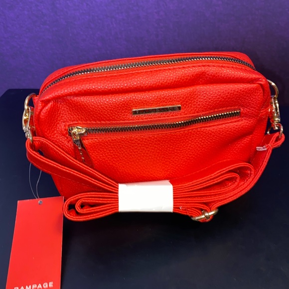 Red & Gold Rampage Shoulder Bag - Picture 8 of 9